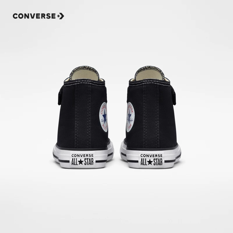 Converse Converse канвасовые кроссовки 2025 весна новые товары для мальчиков и девочек кроссовки на высокой стойке классический ремень-липучка