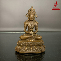 Domestic old model Buddha statue longevity Buddha 11-13cm copper fine work solemn town house Karma Ruyi shop