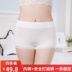 Anti-đi bộ phụ nữ giữa eo quần lót phẳng góc cạnh womens quần đánh dấu ren bên Mordale bông mùa hè trắng quần bốn-góc. 