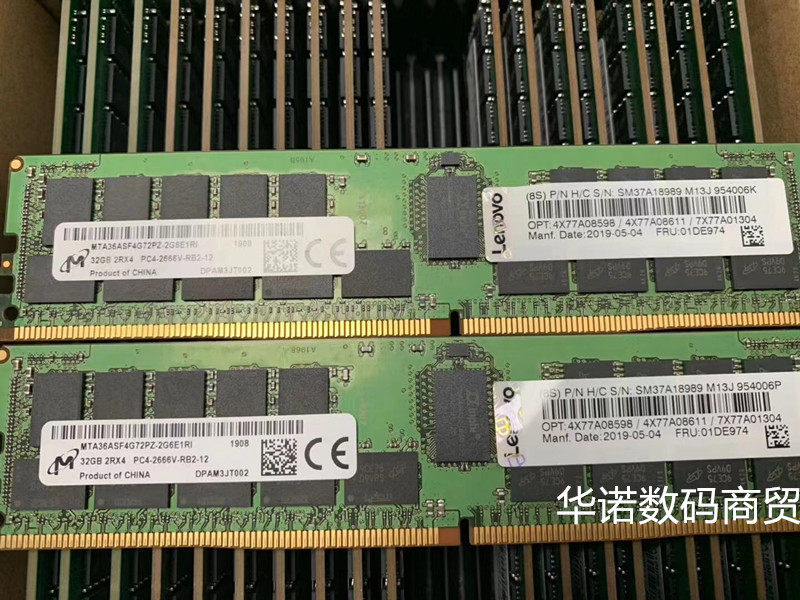 IBM Lenovo 01DE974 32G B 2RX4 PC4-2666V-R PC4-2666V-R 7X77A01304 server memory