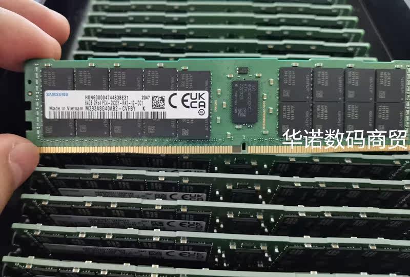 Samsung server memory DDR4 64G 2RX4 2RX4 PC4-2933Y REG ECC RDIMM