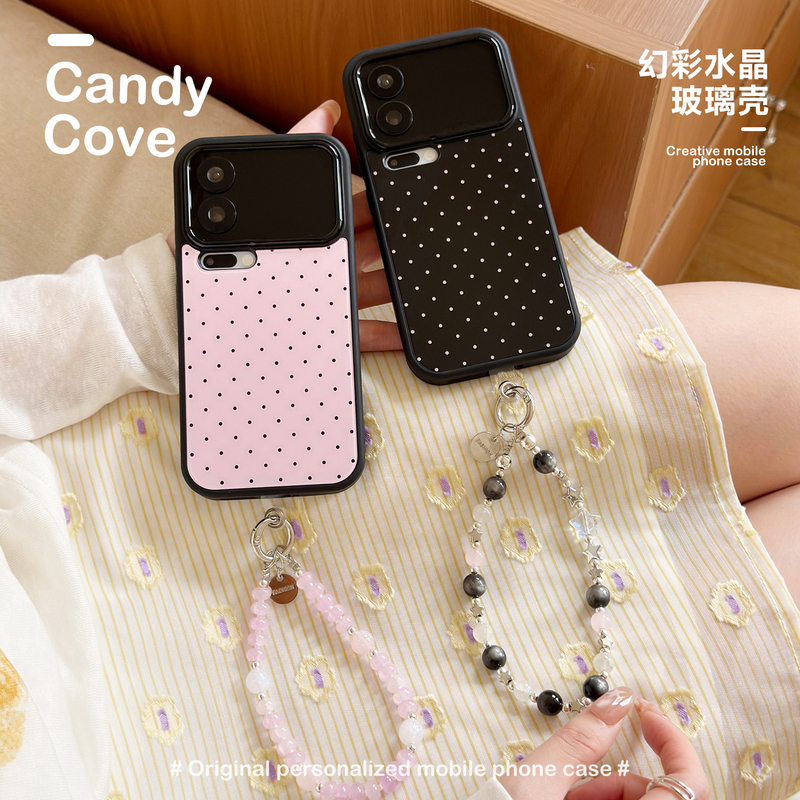Candy Bay Glossy Glass Xiaomi Phone Case Original Simple ins Girly Xiaomi 14/15/17Promax New Colorful Crystal Phone Case