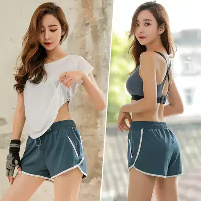 Summer loose yoga clothes thin sexy short-sleeved fashion thin quick-drying clothes gym professional sports suit women