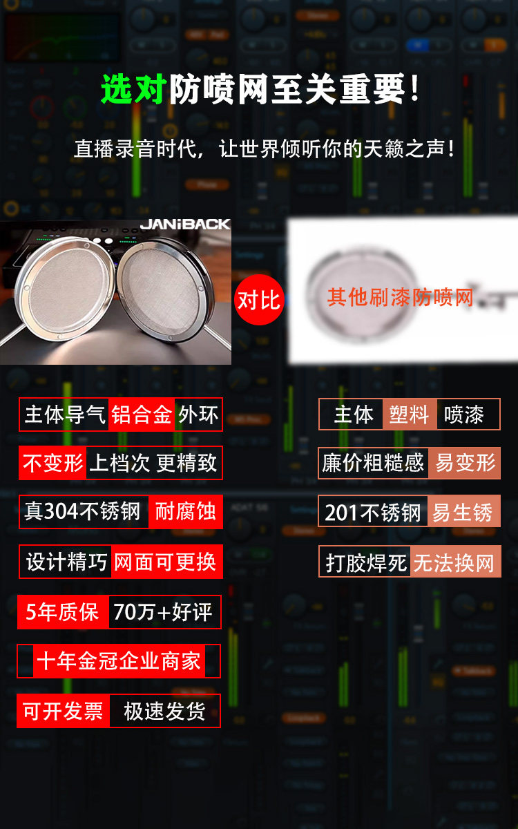 加尼拜克fp100金属防喷网罩插图13