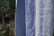 Double linen cover blanket casual blanket linen mat 100% linen blanket imitation washed linen blanket