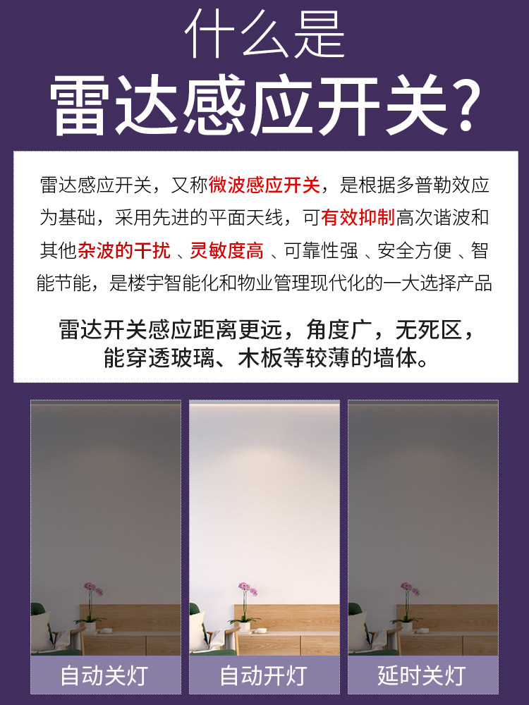 2026年智能照明升级，雷达感应开关TCZ9808X真能同时带10个灯？