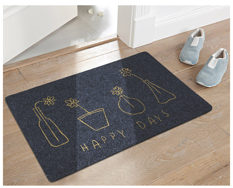 Dada thảm chân pad cửa mat mat cửa hội trường nhà 蹭蹭 pad có thể lau cửa phòng tắm hấp thụ nước chống trượt thảm ghép trải sàn