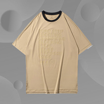 Li Ning Fashion Leisure Fashion Wade Series Loose Crewneck Short Sleeve Men's T-shirt ATSQ089-1-2