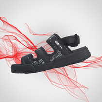 Li Ning Sandals Mens Shoes Star Wars Outdoor sandals Breathable Lightweight Velcro Sports Sandals AGUP011