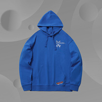 Li Ning (2021 new products) Li Ning CF Bull Snapping men and women with the same loose sleeves Hood Sweater AWDR506