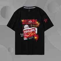 Li Ning Fashion Leisure Fashion Sports CF Earth Seven-day Men's and Women's Short Sleeve T-Shirt AHSQ374