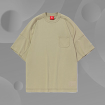 Li Ning Fashion Leisure Fashion Sports BADFIVE Men's Loose Short Sleeve T-Shirt AHSQ625