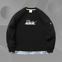 Li Ning Boys' Wear 2021 New Male Sports Life Series Comfortable Turtleneck Wear YWDR095