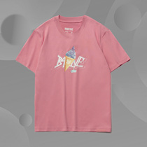 Li Ningxia New Pint Female BADFIVE Basketball Series Casual Sports Wear short sleeve T-shirt AHSR128