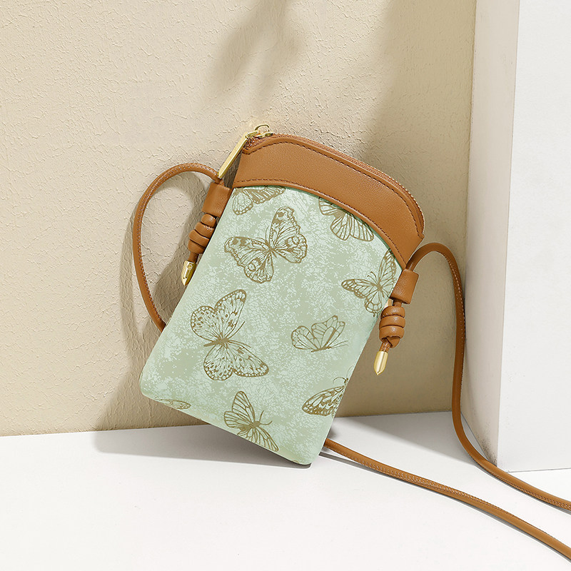 New Chinese-Style National Trend Mobile Phone Bag for Women, Crossbody 2025 New Model, Mini Stylish Small Bag with a High-End Feel, Lightweight Small Shoulder Bag