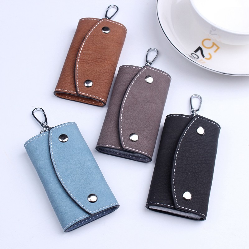 Korean Cute Key Bag for Women, Household Key Storage Bag, Mini, Compact, Simple, Waist-Hanging Keychain, Key Bag