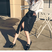 Clearance processing Royal sister style suit two-piece suit skirt Large size womens clothing fat mm spring fashion temperament autumn socialite