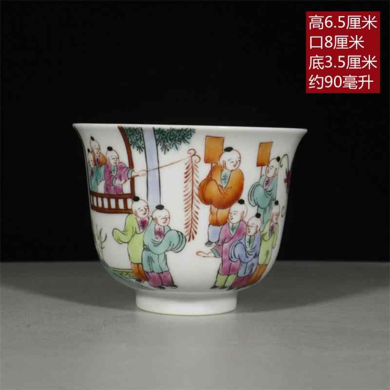 ◇廻◇ 中国古玩 嘉慶年製 粉彩龍雲鳳凰文四方口花