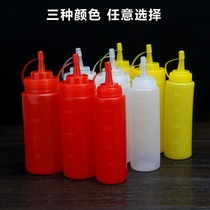 Plastic squeeze bottle squeeze sauce bottle sauce salad tomato jam squeeze bottle leak proof oil pot bottle