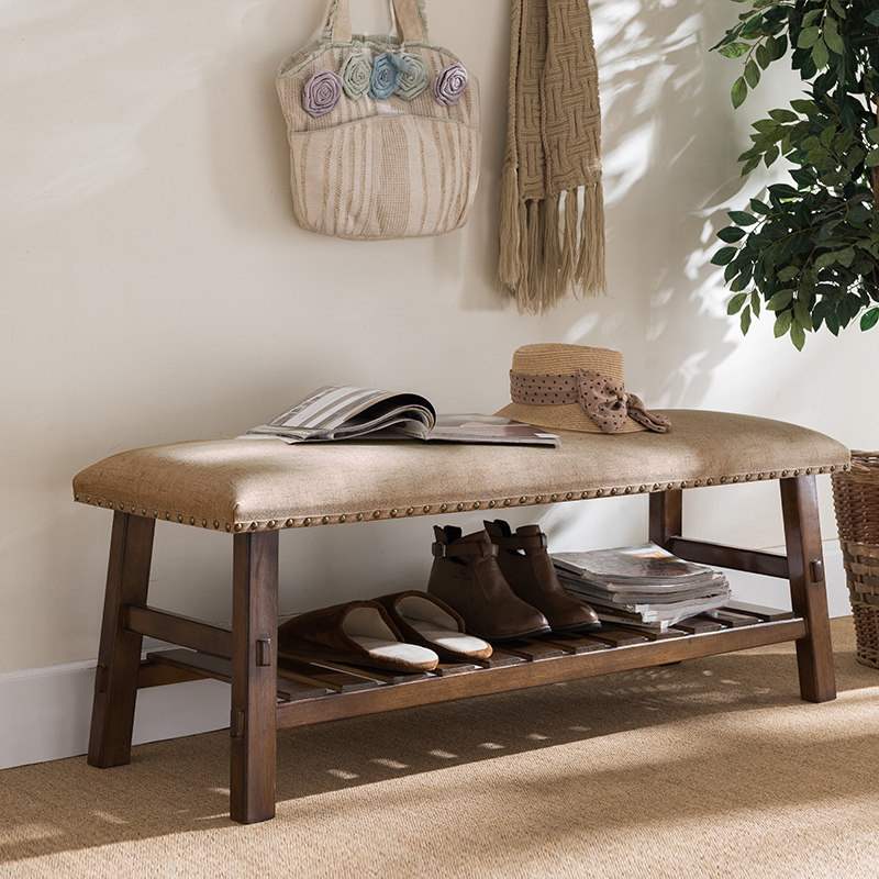 Simple solid wood shoe changing stool entry shoe stool door wear shoe stool entry door porch stool Nordic bench storage stool home