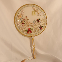 Xiuhe Group fan diy material bag Chinese wedding wedding fan bride cover hand fan hand hand Fan Fan finished fan