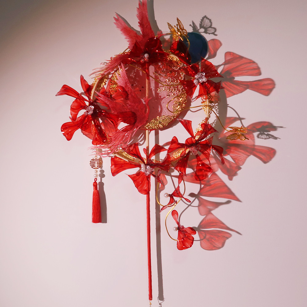 Diy Material Bag Handicraft Xiu Xiu Wedding Ceremony Chinese Superior Married Products Fan