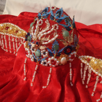 Ming Jing Fengguang Headjewelry Bride Luxury 2022 New Han Clothing Crown Chinese Married Xiuhe Hair Hair Hair Hair Hair Hair