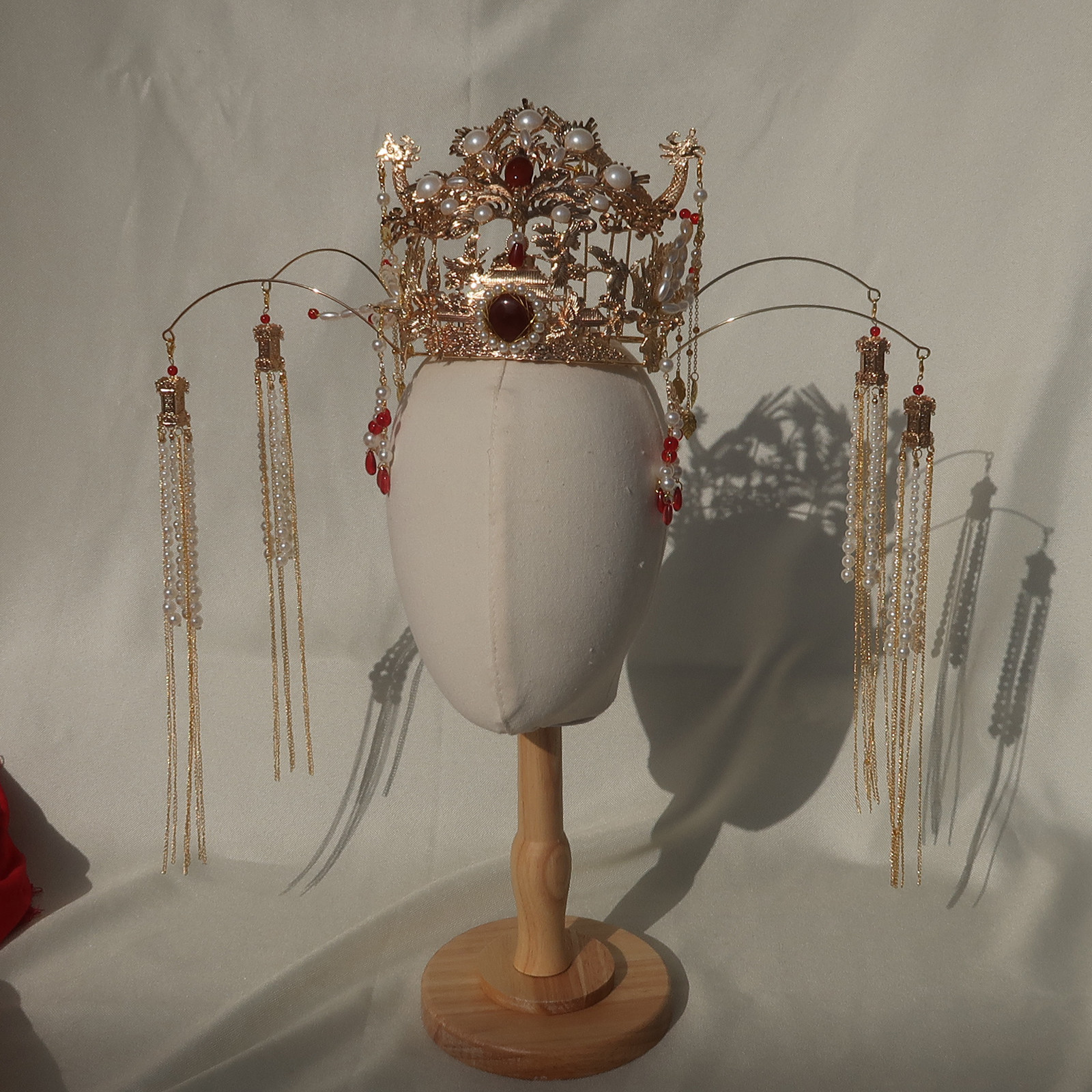 Xiuhe headdress bride 2021 new flow of Su Steps Shake Fengguang atmosphere Chinese Xiuhe clothing Han Ming style style of antique style