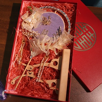 Chinese wedding bride wedding group fan Xiangyi purple flower fan fan fan fan fan fan fan