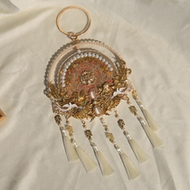 Little Red Book Wedding Show and Circular Garlet Bride Handheld Garlet Show Show Props Wedding Dressing Accessories