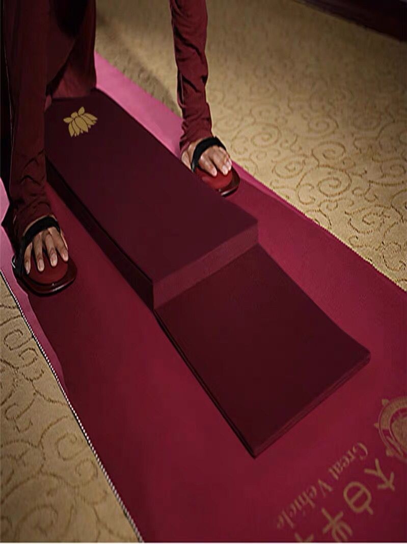 Big white Ox cart Basic big worship mat Knock big head mat Five plus worship mat Worship mat Meditation mat Smooth ritual for Buddhists