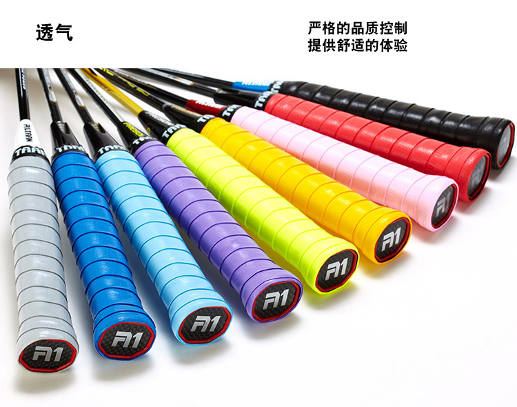5 包邮! Thái Ang TAAN gel tay vợt cầu lông mồ hôi với vợt tennis cần câu dính matte mịn non-slip túi đựng vợt cầu lông 2 ngăn