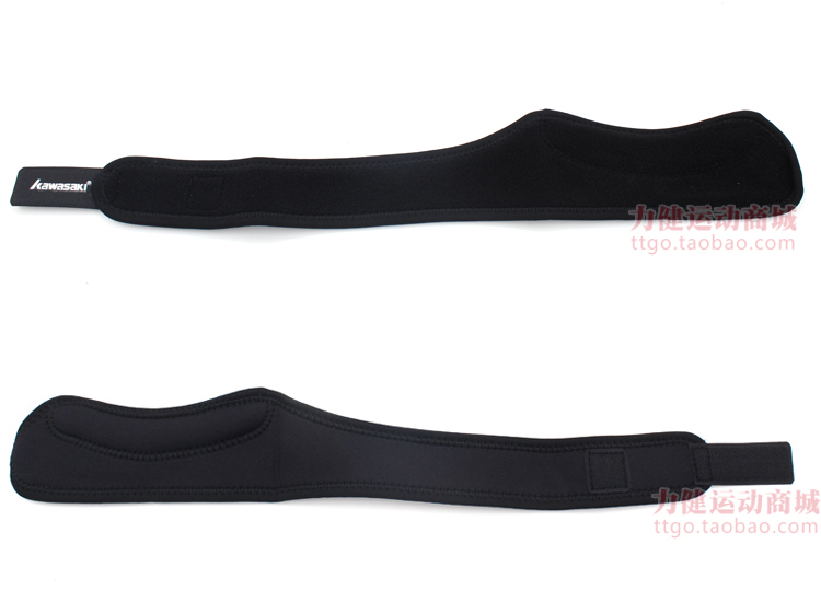 Kawasaki thể thao bảo vệ đầu gối vành đai shin chạy bóng rổ cầu lông cưỡi thoáng khí hấp thụ sốc áp lực bảo vệ thiết bị nam và nữ - Dụng cụ thể thao tay chống nắng