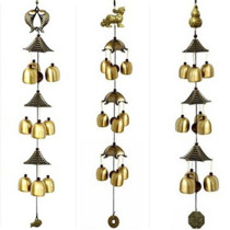 Zhaocai Evil Town House feng shui wind chimes metal wind chimes pure copper bell big wind chimes gossip