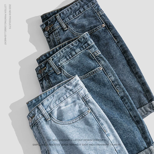 Tide, синяя джинсовая юбка, шорты, летние тонкие штаны, оверсайз