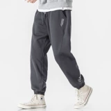 Элитные весенние утепленные трикотажные штаны, коллекция 2023, свободный крой