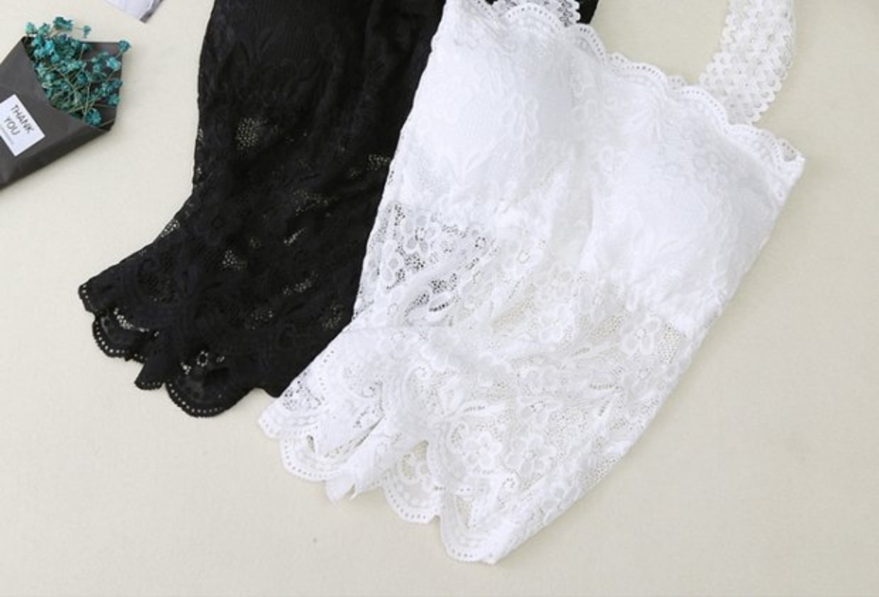 Mùa hè gợi cảm sling quấn ngực ren học sinh trung học vest đẹp trở lại ống top chống ánh sáng cơ sở đồ lót cô gái áo lót nữ cao cấp