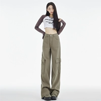 Акриловые штаны, шоколадно-коричневый цвет