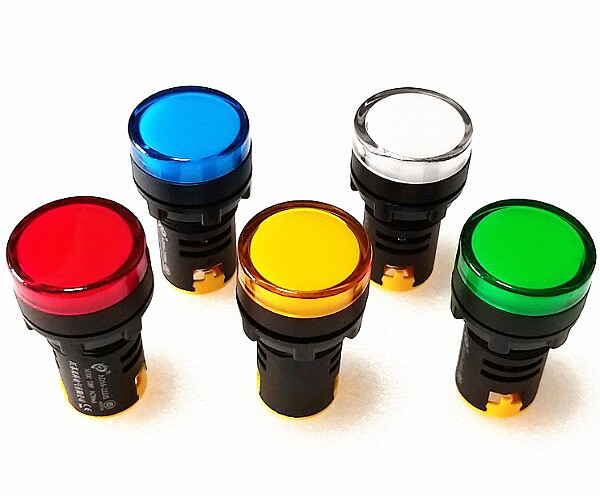 Jiangsu Shuangke Red Green Power Light AD56-2DS Signal Light Color Voltage Optional