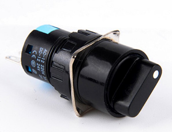 Shanghai Tianyi 2-position 2-gear knob switch 16MM TAYEE LA42 (B) X2 round square rectangle-Taobao