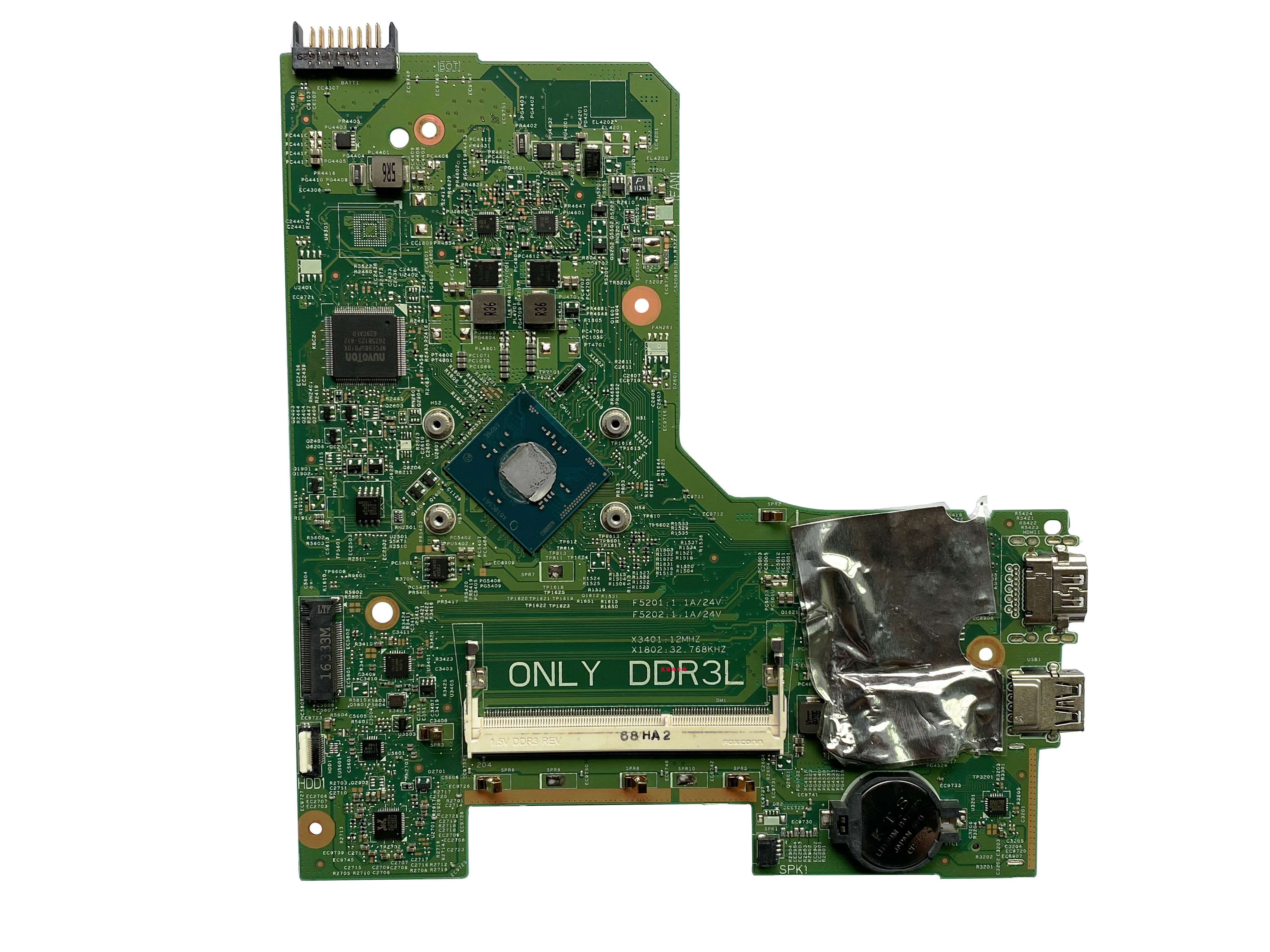 The laptop motherboard is Dell Inspiron 3452 3552 3441 3451 SR29H motherboard