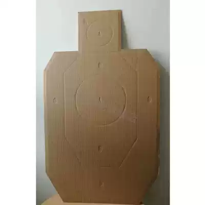 IPSC target paper Diamond IDPA partition double-sided half-body live ammunition shooting training corrugated cardboard absorbent bullet BB bullet target paper
