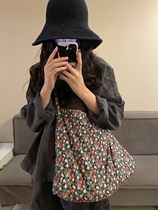 littlechicthings dyed fabric peach small flower shoulder crossbody bag bag bag