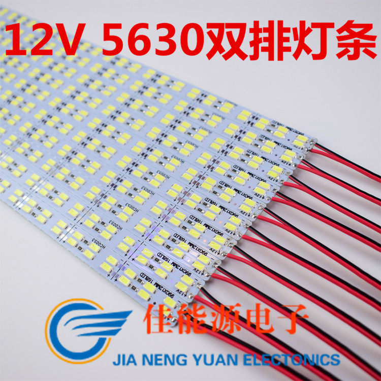 12V 12V 5630 5730 5730 platoon hard light strips 144 beads one meter high bright white light warm white jewellery exhibition counter lighting