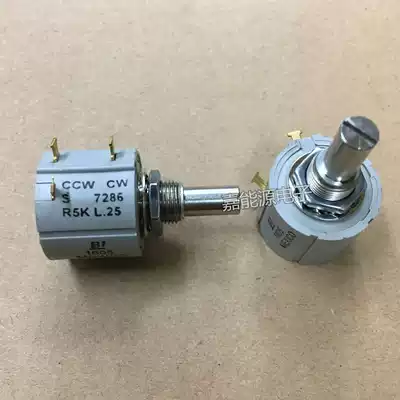 CCW CW CW S 7286 R5K L 25 precision fine-tuning potentiometer 5KOmega imported multi-turn adjustable resistor