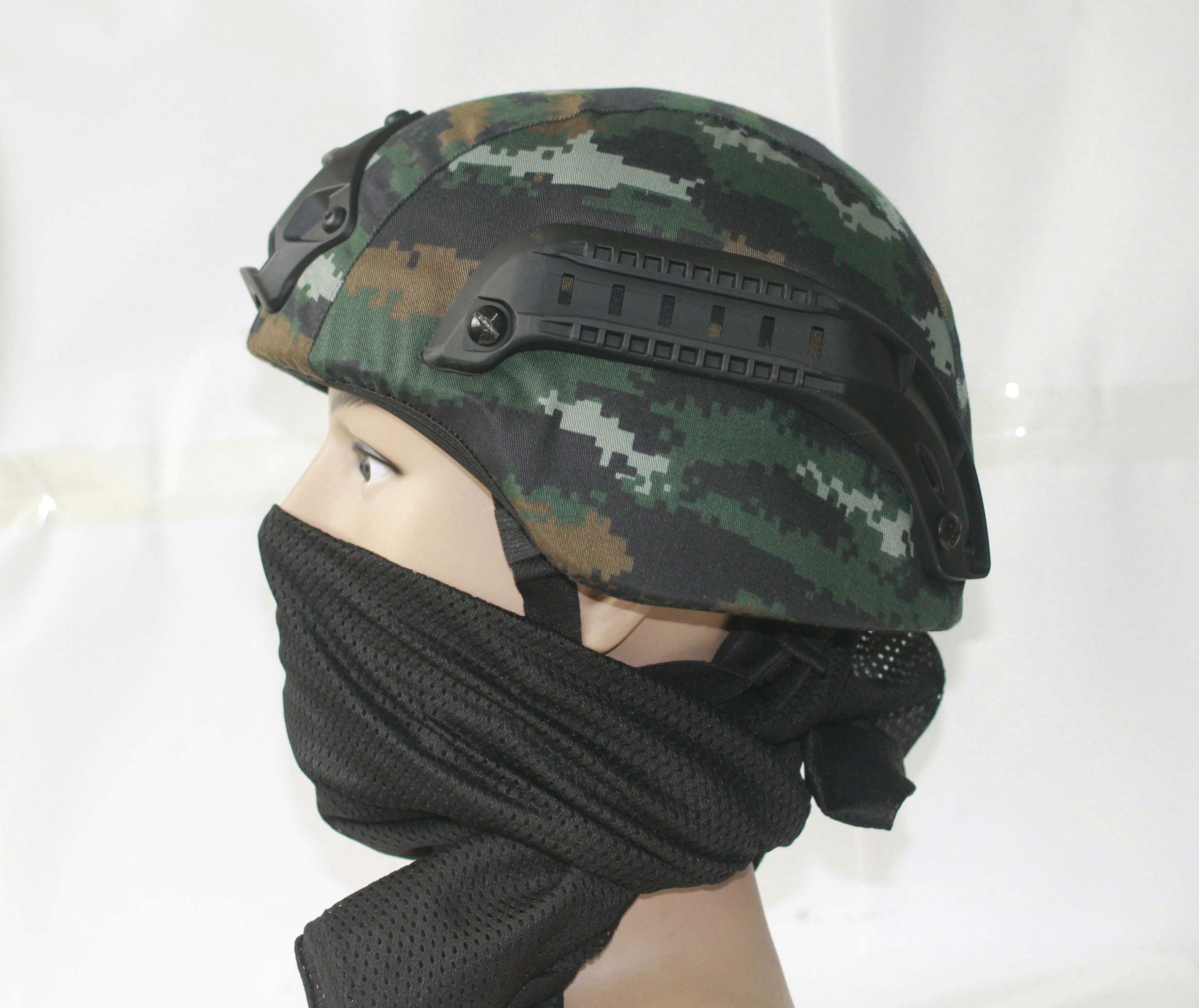 Camouflated safety helmet Protective helmet Tiger Spotted with Colorful Black Tactical Safety Helmet