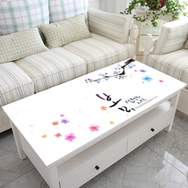 Trend Korean tablecloth waterproof and oil-proof disposable coffee table mat table tablecloth Crystal Board soft plastic glass desk mat