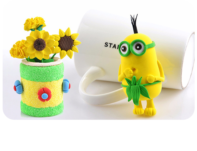 Siêu nhẹ đất sét 1 kg 1000 gam plasticine giấy đất sét bùn màu bùn không gian đất sét mềm diy 24 màu sắc