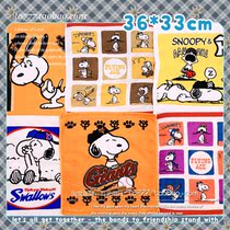 With the light] Japanese cartoon sweatshirt day single face wash womens beauty towel cute cotton soft small towel