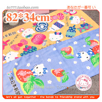 Walking with the light] Cute Japanese cartoon cat wash Towel Day single Bath back towel female cotton towel